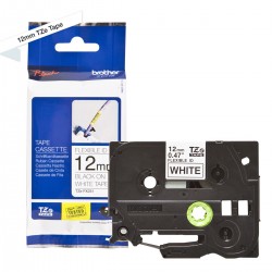 Labelling Tape Cassette Brother TZE-FX231 12mm Black On White Tape