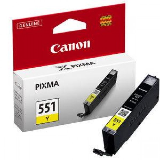 Ink Canon No 551 CLI-551 Yellow Ink - 7ml
