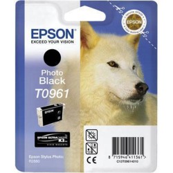 Ink Epson T0961 C13T09614020 UltraChrome Photo Black with pigment Ink Epson T0961 C13T09614020 UltraChrome Photo Black with pigment