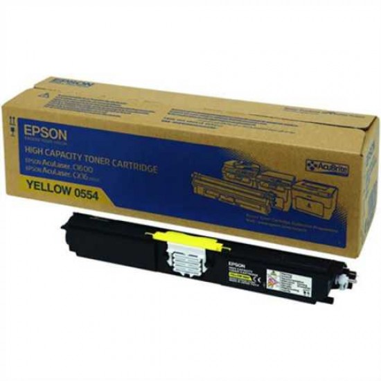 Toner Laser Epson C13S050554 High Capacity Yellow -3.2K Pgs Toner Laser Epson C13S050554 High Capacity Yellow -3.2K Pgs