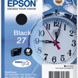 Ink Epson 27 C13T27014010 Black Crtr -350Pgs - 6.2ml