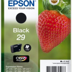 Ink Epson 29 C13T29814012 Claria Home Black - 5.3ml