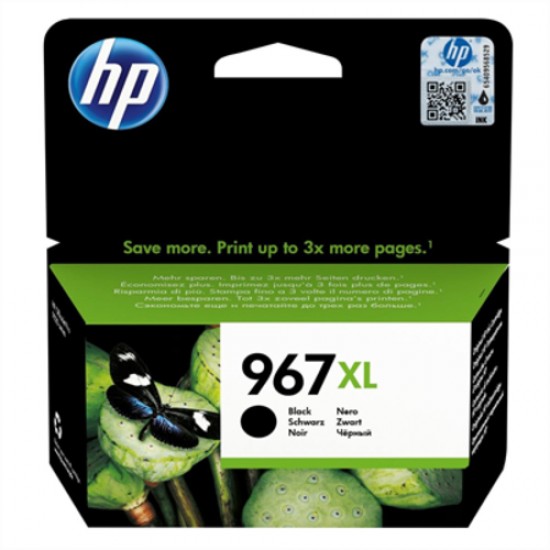 HP 967XL Extra High Yield Black Ink Cartridge ( 3JA31AE )