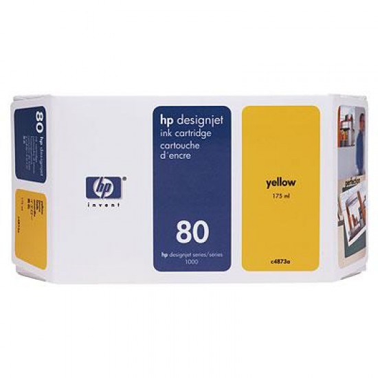 Ink HP No 80 Yellow 175ml Ink HP No 80 Yellow 175ml
