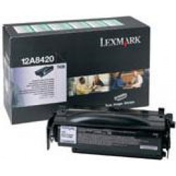 Toner Laser Lexmark 12A8420 Black 6K Pgs