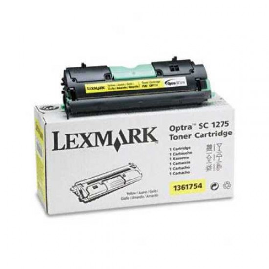 Toner Laser Lexmark 1361754 Yellow 3500 Pgs