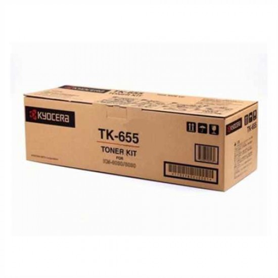 Toner Copier Kyocera TK-655 Black  -47K Pgs Toner Copier Kyocera TK-655 Black  -47K Pgs