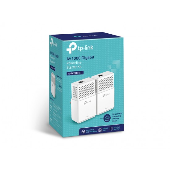 Powerline TP-Link Gigabit Starter Kit TL-PA7010 KIT AV1000