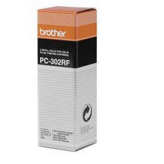 Ink Refill Fax Brother PC-302RF 470Pgs - 2 Rolls