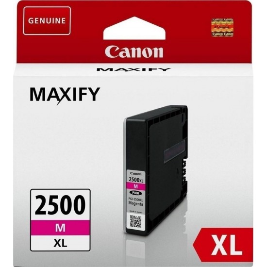 Canon PGI-2500XLM High Yield Magenta Ink Cartridge 1,295k Canon PGI-2500XLM High Yield Magenta Ink Cartridge 1,295k