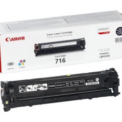 Toner Laser Canon Crtr All in One Crtr 716 Black - 2.3k Pgs Toner Laser Canon Crtr All in One Crtr 716 Black - 2.3k Pgs