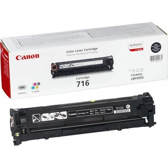 Toner Laser Canon Crtr All in One Crtr 716 Black - 2.3k Pgs Toner Laser Canon Crtr All in One Crtr 716 Black - 2.3k Pgs