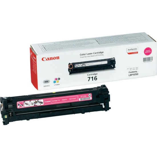 Toner Laser Canon Crtr All in One Crtr 716 Magenta - 1.5Pgs Toner Laser Canon Crtr All in One Crtr 716 Magenta - 1.5Pgs