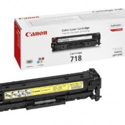 Toner Laser Canon Crtr All in One 718 Yellow - 2.9K Pgs Toner Laser Canon Crtr All in One 718 Yellow - 2.9K Pgs