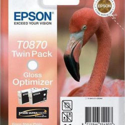 Ink Epson Twin Pack T087 C13T08704020 Gloss Optimizer Ink Epson Twin Pack T087 C13T08704020 Gloss Optimizer