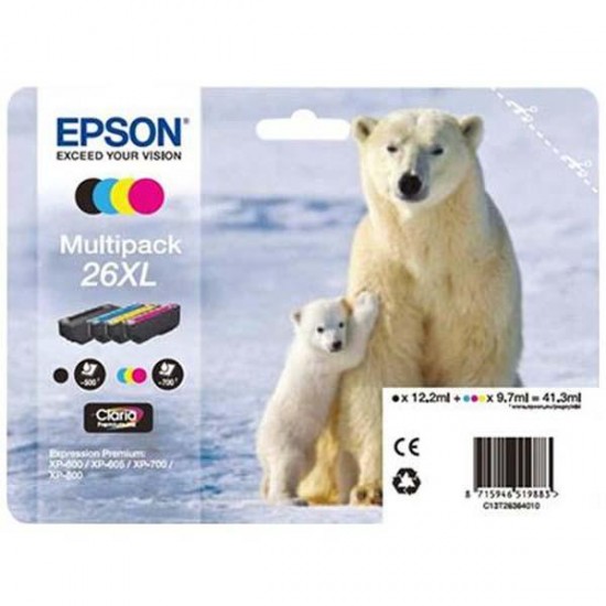 Ink Epson T263640 XL Multipack 4 Ink Polar Bear Ink Epson T263640 XL Multipack 4 Ink Polar Bear