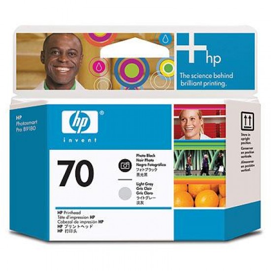Ink HP No 70 Printhead Photo Black and Light Grey Ink HP No 70 Printhead Photo Black and Light Grey