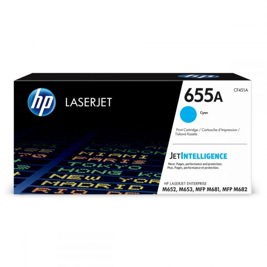 Toner LaserJet HP 655A Cyan ( 10.5K ) Toner LaserJet HP 655A Cyan ( 10.5K )