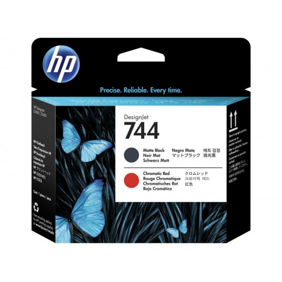 Ink HP No 744 Printhead Matte Black and Red Ink HP No 744 Printhead Matte Black and Red