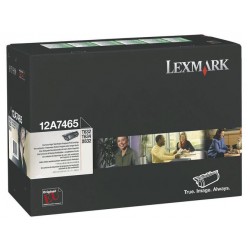 Toner Laser Lexmark 12A7465 Black 32K Pgs