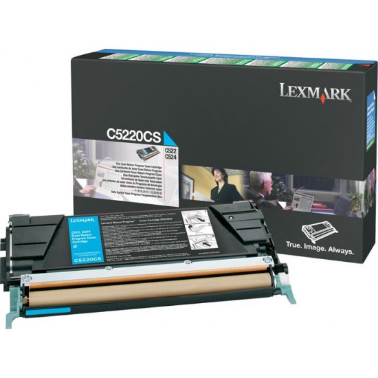 Toner Laser Lexmark C5220CS Cyan -3000Pgs