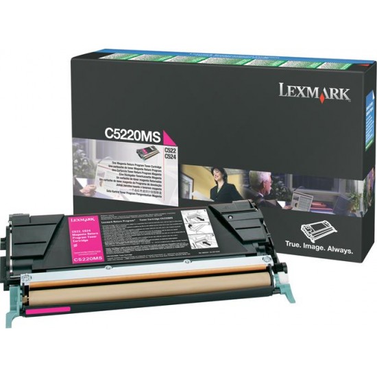 Toner Laser Lexmark C5220MS Magenta -3000Pgs