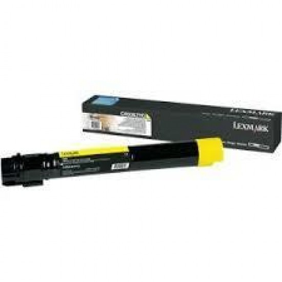 Toner Laser Lexmark C950X2YG Yellow Extra High Yield 22K Pgs Toner Laser Lexmark C950X2YG Yellow Extra High Yield 22K Pgs