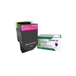 Toner Laser Lexmark 71B20M0 Standard Magenta -2.3k Pgs