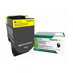Toner Laser Lexmark 71B20Y0 Standard Yellow -2.3k Pgs