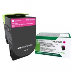 Toner Laser Lexmark 71B2HM0 High Yield Magenta -3.5k Pgs