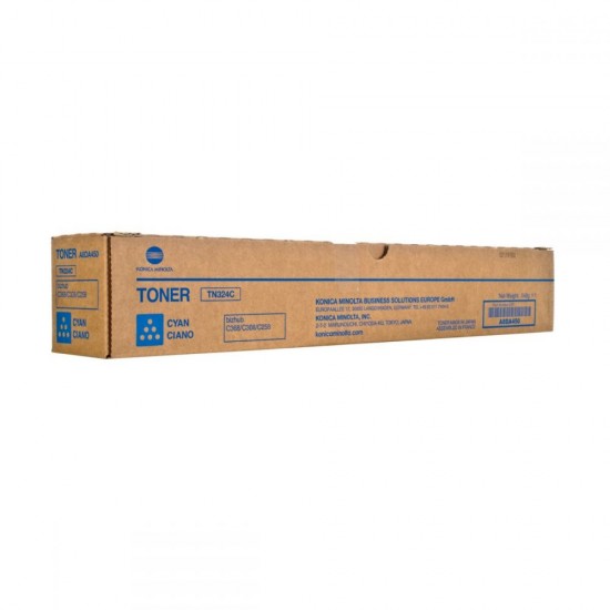 Toner Konica-Minolta TN-324C A8DA450 Cyan 26k Toner Konica-Minolta TN-324C A8DA450 Cyan 26k