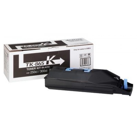 Toner Laser Kyocera Mita TK-865K Black - 20K Pgs Toner Laser Kyocera Mita TK-865K Black - 20K Pgs