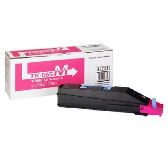 Toner Laser Kyocera Mita TK-865M Magenta - 12K Pgs Toner Laser Kyocera Mita TK-865M Magenta - 12K Pgs