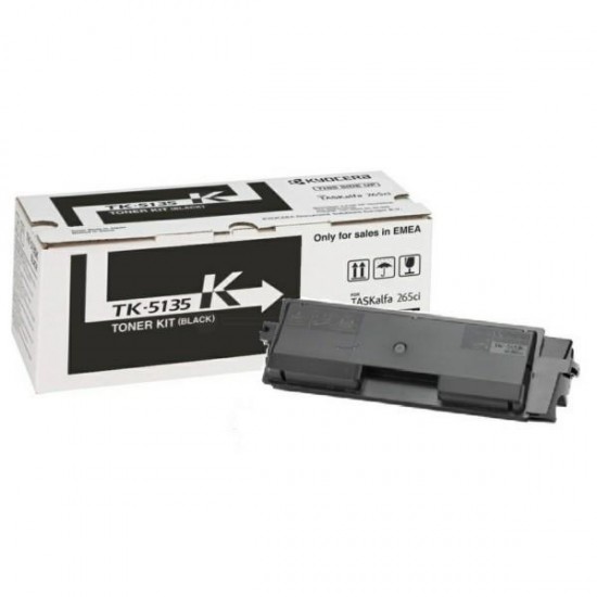Toner Laser Kyocera Mita TK-5135K Black - 10K Pgs Toner Laser Kyocera Mita TK-5135K Black - 10K Pgs