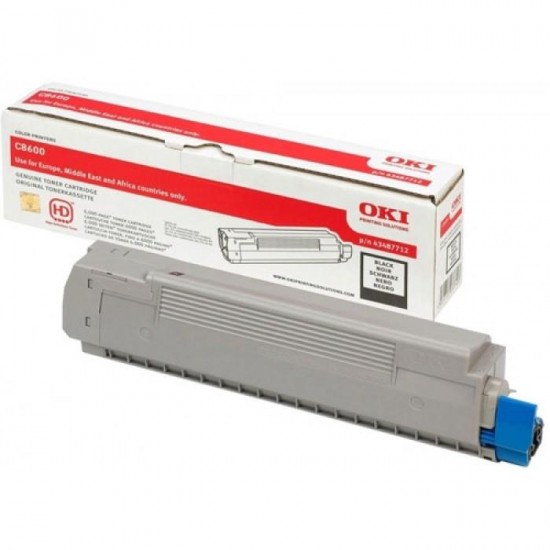 Toner Laser Oki 43487712 Black - 6K Pgs Toner Laser Oki 43487712 Black - 6K Pgs