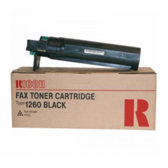 Toner Fax-Printer Ricoh Type 1260D - FTHM1 Black - 1x100gr Toner Fax-Printer Ricoh Type 1260D - FTHM1 Black - 1x100gr