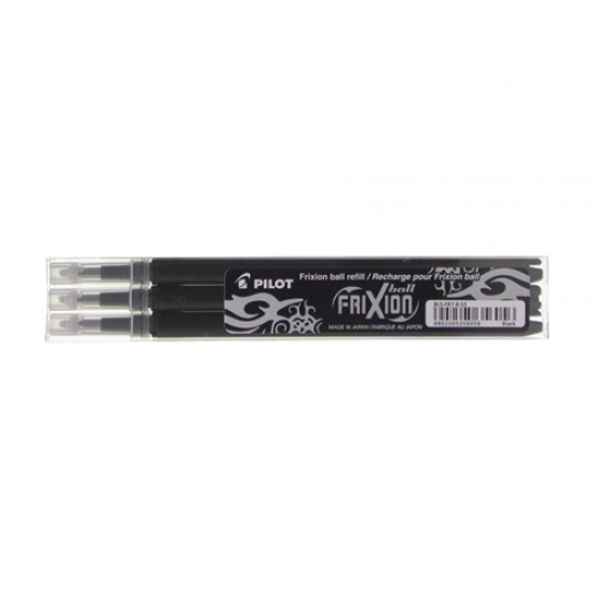 PILOT ΑΝΤΑΛΛΑΚΤΙΚΟ FRIXION BALL 0.7 ΜΑΥΡΟ 3Τ.  PILOT ΑΝΤΑΛΛΑΚΤΙΚΟ FRIXION BALL 0.7 ΜΑΥΡΟ 3Τ.