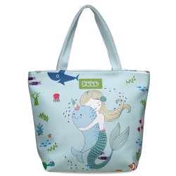 Η CUTE shopper τσάντα με χαρούμενα σχέδια και χρώματα
