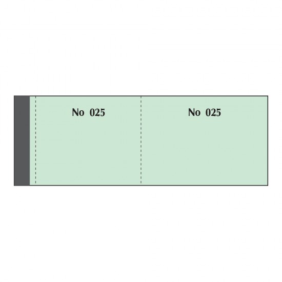 ΜΠΛΟΚ ΤΑΜΕΙΟΥ {1-100) ΠΡΑΣΙΝΟ 6x17