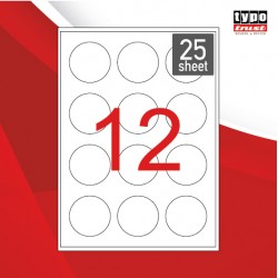 ΔΙΑΣΤΑΣΕΙΣ(mm): 60mm ΣΤΡΟΓΓΥΛΗ. ΕΤΙΚΕΤΕΣ ΑΝΑ ΦΥΛΛΟ: 12. ΣΤΗΛΕΣ: 3. ΓΡΑΜΜΕΣ: 4. ΦΥΛΛΑ ΑΝΑ ΠΑΚΕΤΟ: 25